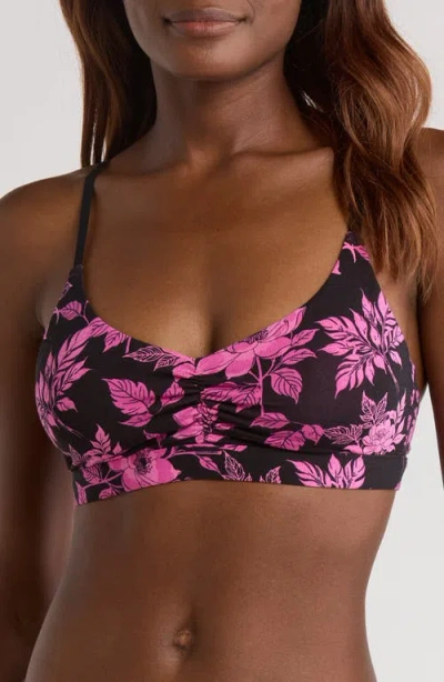 Meundies Feelfree Floral Bra In Multi