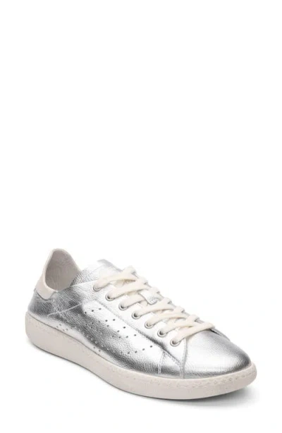Ash Super Silver White Leather Tennis Trainers