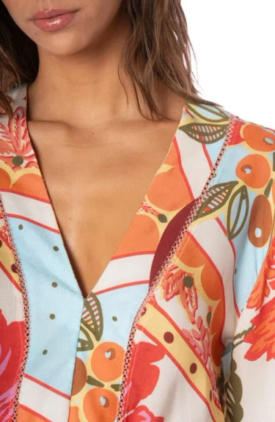 Maaji Joy Cover-up Caftan In Multi