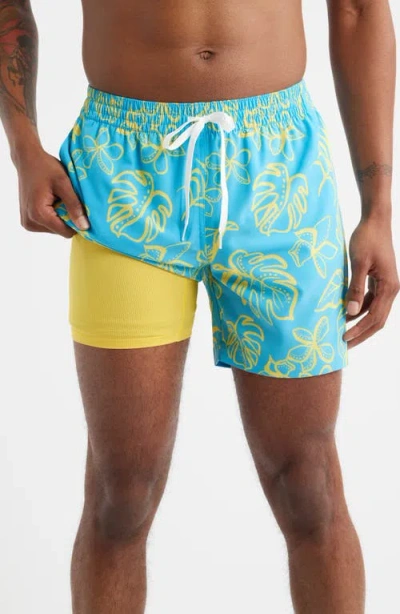 Chubbies Men's Arboretum 5.5" Swimsuit In Blue