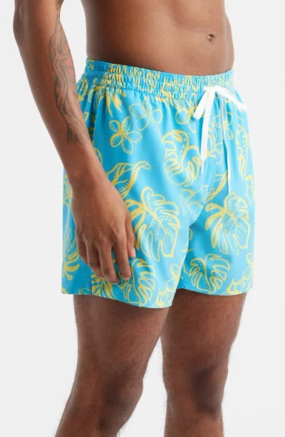 Chubbies Men's Arboretum 5.5" Swimsuit In Blue
