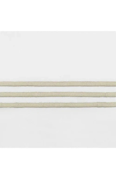 Matouk Bel Tempo Set Of 2 520 Thread Count Cotton Perccale Pillowcases In White