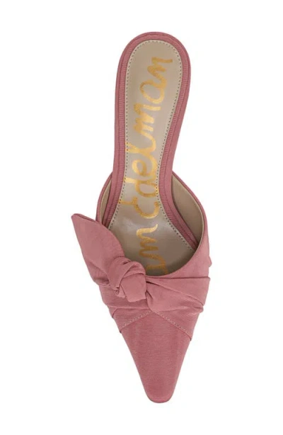 Sam Edelman Bex Pointed Toe Sandal Luxe Rose Fabric
