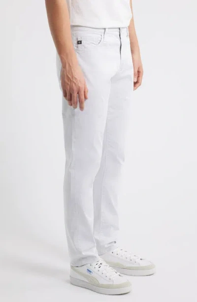 Ag Everett Slim Straight Leg Jeans In White
