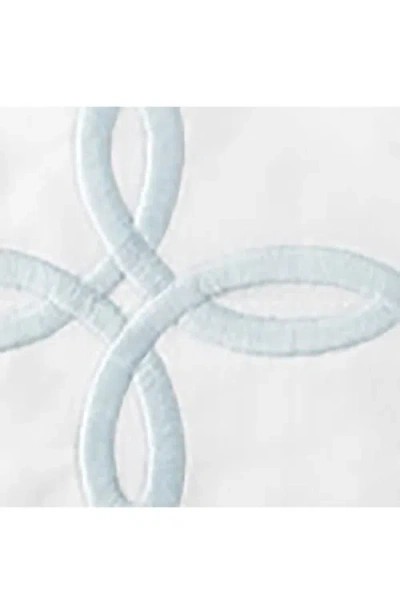 Matouk Gordian Knot 500 Thread Count Cotton Percale Flat Sheet In White