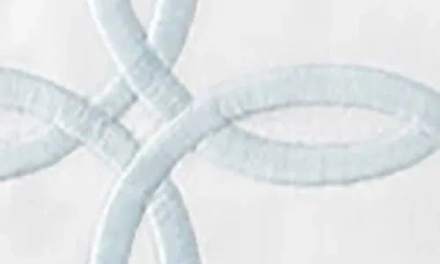 Matouk Gordian Knot 500 Thread Count Cotton Percale Flat Sheet In White