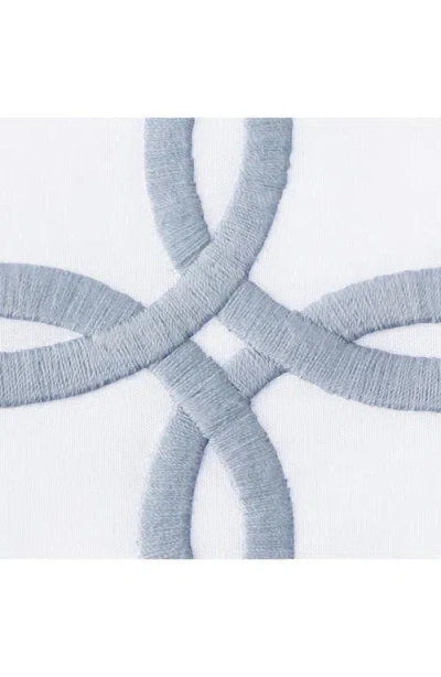 Matouk Gordian Knot 500 Thread Count Cotton Percale Flat Sheet In White