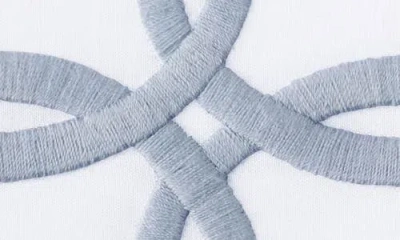 Matouk Gordian Knot 500 Thread Count Cotton Percale Flat Sheet In White