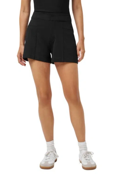 Travismathew Friday Ponte Shorts In Black