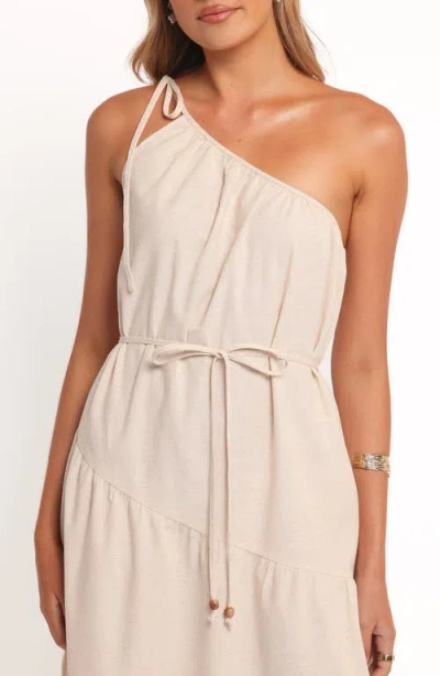 Petal And Pup Petal & Pup Hilde Asymmetric Maxi Dress In Gray