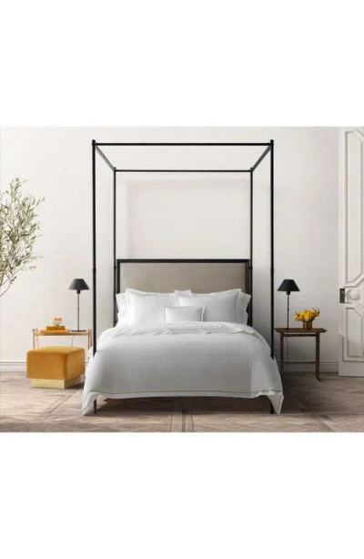 Matouk Bergamo 500 Thread Count Cotton Percale Sham In White