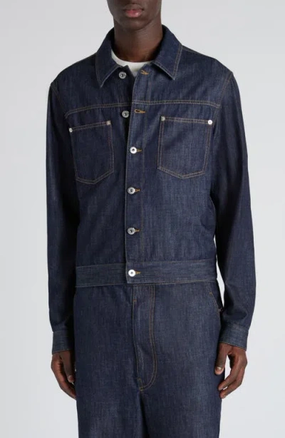 Bottega Veneta Men Denim Jacket In Multi