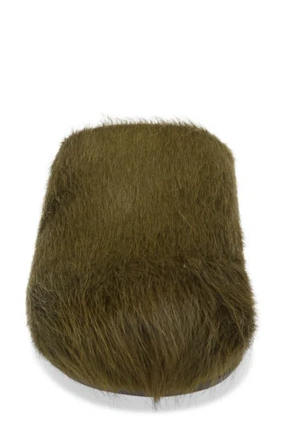 Marni Long Hair Calfskin Fussbett Sabot