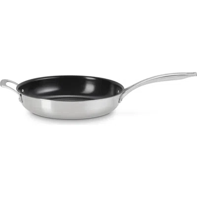 Le Creuset Essential Stainless Steel Nonstick 11-inch Frying Pan In Metallic