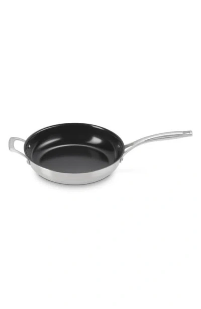Le Creuset Essential Stainless Steel Nonstick 11-inch Frying Pan In Metallic