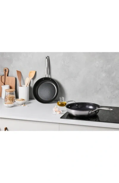 Le Creuset Essential Stainless Steel Nonstick 11-inch Frying Pan In Metallic