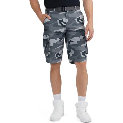 Ecko Unltd Men's Zippity Do Dah Cargo Shorts With Removable Belt, 2 Piece Set In Animal Print