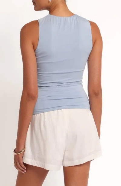 Petal And Pup Petal & Pup Ruched Stretch Tank In Animal Print