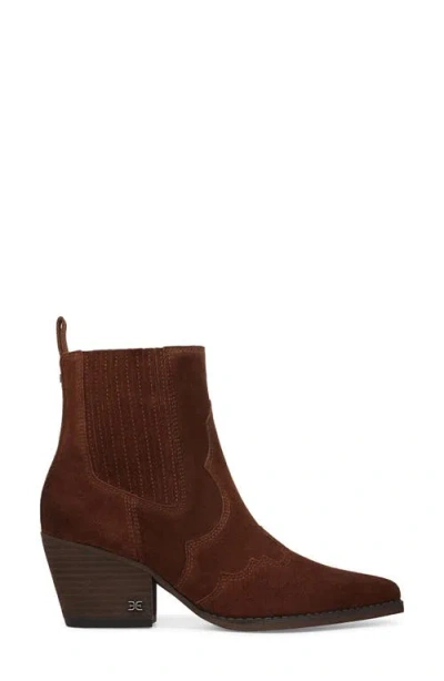Sam Edelman Women's West Suede Booties In Brown