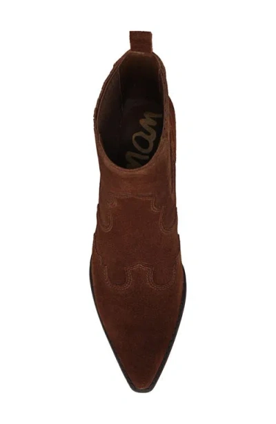 Sam Edelman Women's West Suede Booties In Brown