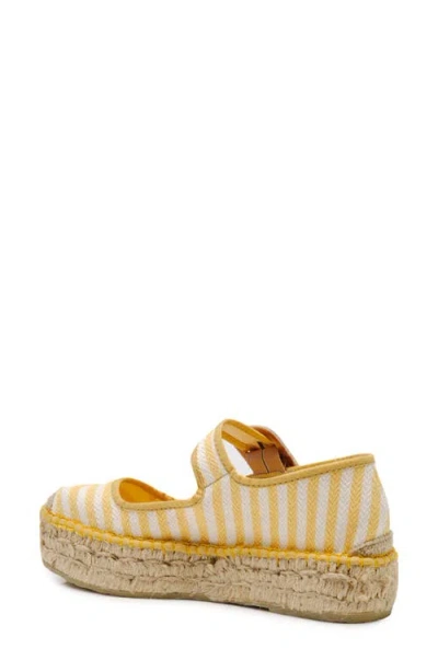 Free People Surfside Mj Espadrille In Lemon Zest In Multi