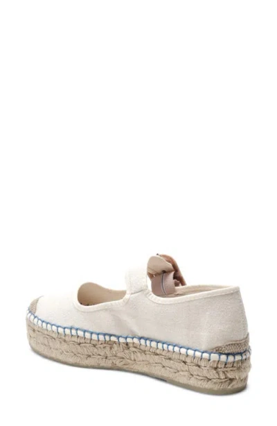 Free People Surfside Platform Espadrille In Neutral