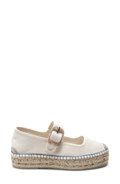Free People Surfside Platform Espadrille In Neutral