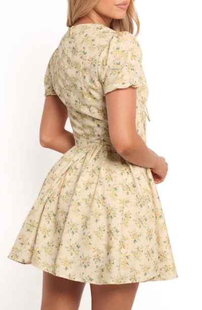 Petal And Pup Petal & Pup Anais Puff Sleeve Minidress In Animal Print