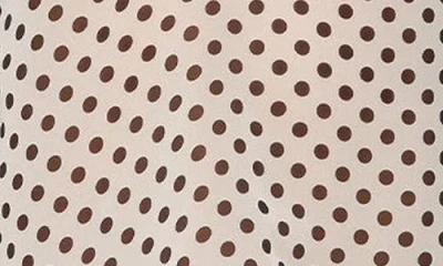 Edikted Polka Dot Backless Chiffon Top