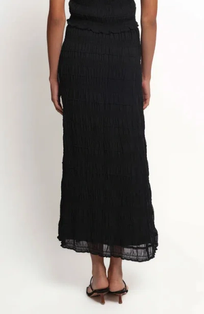 Petal And Pup Petal & Pup Valana Shirred Maxi Skirt In Black