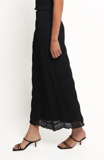 Petal And Pup Petal & Pup Valana Shirred Maxi Skirt In Black