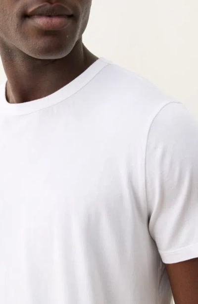 Marine Layer Signature Crewneck Solid Tee In White