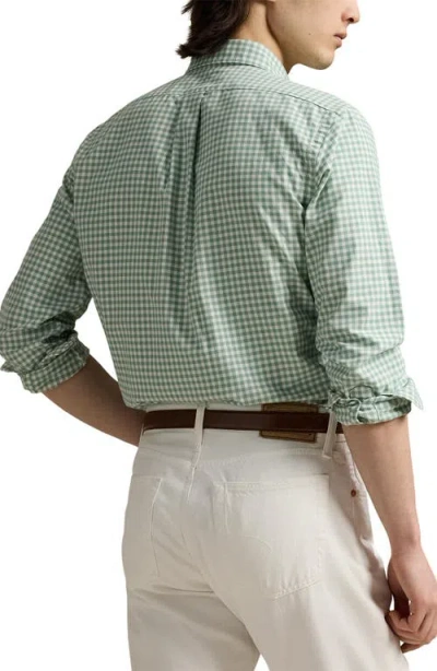 Polo Ralph Lauren Men's Classic-fit Gingham Oxford Shirt In Green