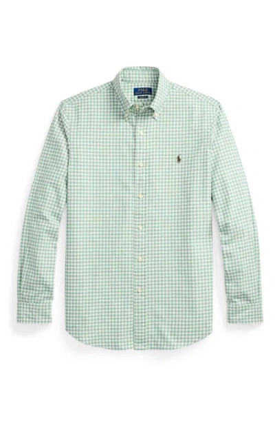Polo Ralph Lauren Men's Classic-fit Gingham Oxford Shirt In Green