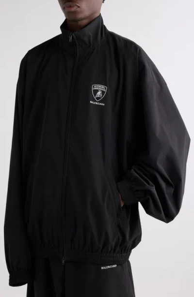 Balenciaga Gender Inclusive Oversize Cocoon Kick Technical Ripstop Windbreaker