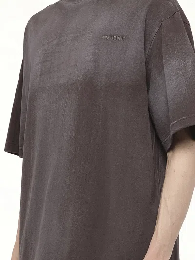 We11 Done Men's Spray Logo T-shirt In Gray