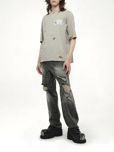 We11 Done Men's Peaches Print T-shirt In Neutral