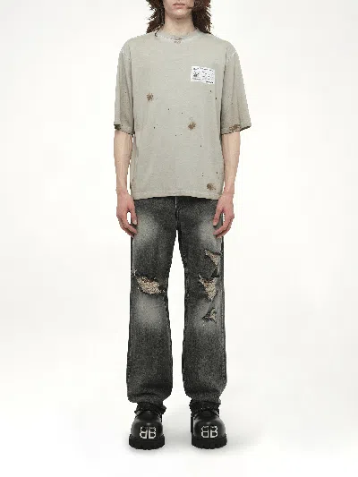 We11 Done Men's Peaches Print T-shirt In Neutral