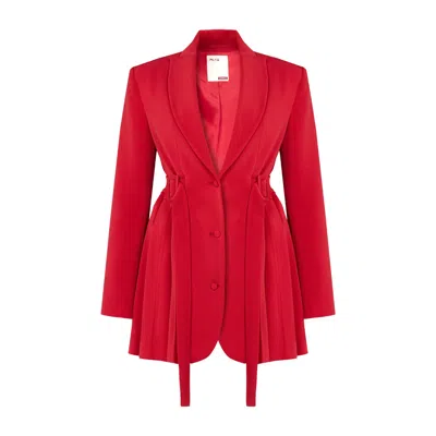 Pcfg Women's Red Your Itch Jacket Dress - Samba