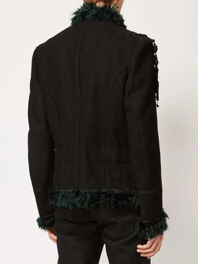 Shop The Soloist Shearling Jacket In Black