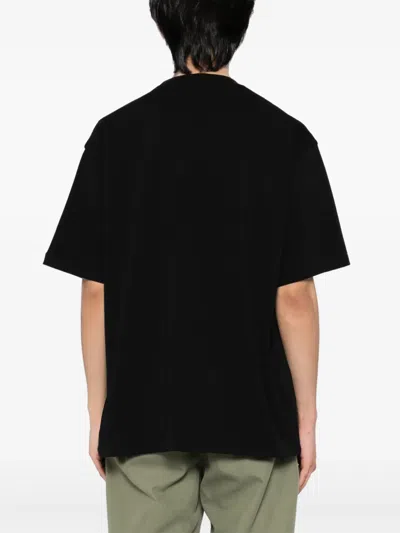 A Bathing Ape Logo-printed T-shirt In Black