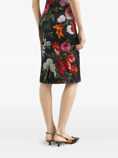 Dolce & Gabbana Midi Dress In Multi