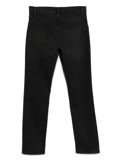Frame Modern Straight Denim Jeans In Black