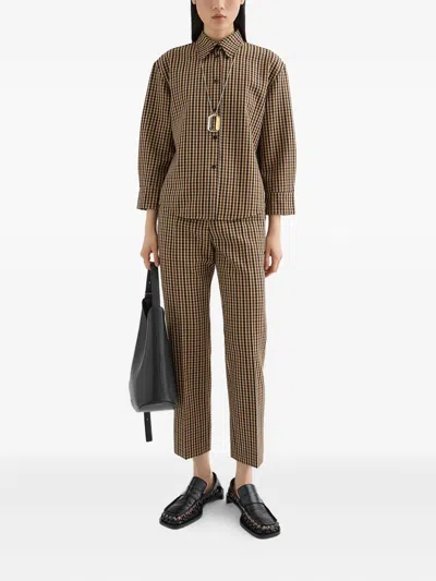 Jil Sander Wool Shirt In Multi