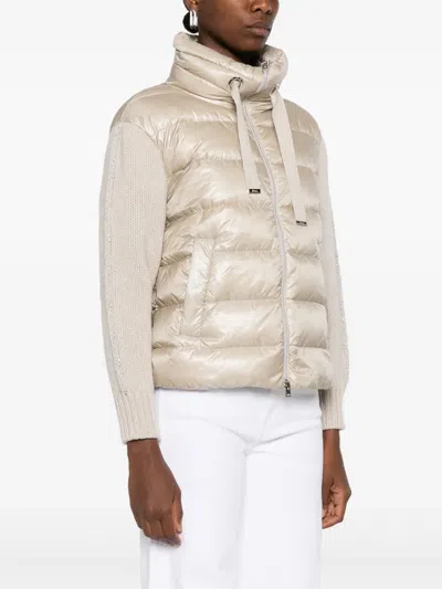 Herno Resort Jacket In Ultralight Nylon And Mesh In White