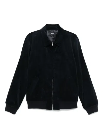 Apc A.p.c. 'gilles' Jacket In Blue