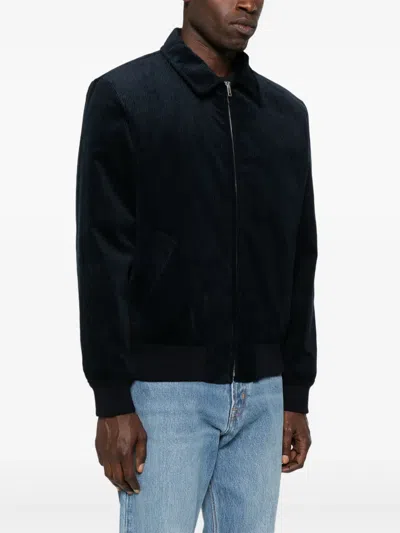 Apc A.p.c. 'gilles' Jacket In Blue
