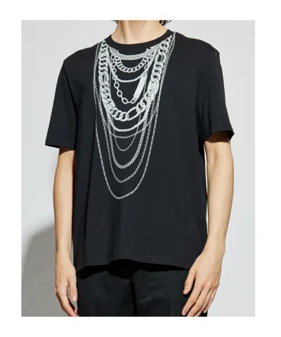 Balmain Printed T-shirt In Black