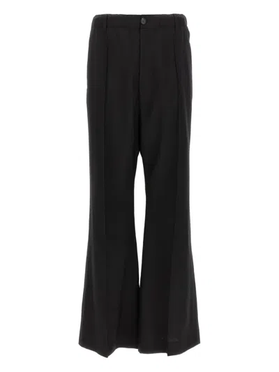 Marni Wide Leg Trousers With Back Pocket In Black