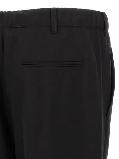 Marni Wide Leg Trousers With Back Pocket In Black
